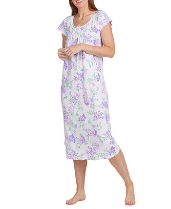 Women's Floral Short-Sleeve Nightgown Miss Elaine