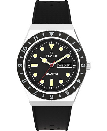 Мужские часы Q Diver, черные, синтетические, 38 мм Timex