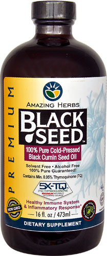 Масло черного тмина Amazing Herbs — 16 жидких унций Amazing Herbs