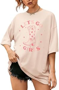 Let's Go Girls Shirt Women Bachelorette Party T-Shirt Funny Letter Graphic Tops Bridal Wedding Vintage Vacation Tees Gliglittr