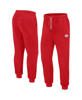 Мужские и женские красные спортивные штаны Kansas City Chiefs Super Soft Fleece Jogger Fanatics Signature