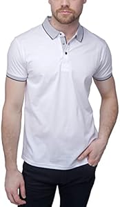 X RAY Men's Polo Shirts Short Sleeve, Slim Performance Stretch Cotton Golf Polos for Men X Ray