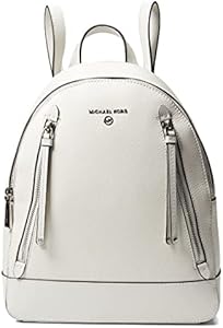 Michael Kors Brooklyn Medium Backpack Optic White One Size Michael Kors