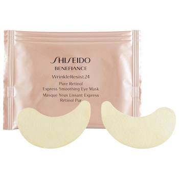 Benefiance WrinkleResist24 Экспресс-разглаживающая маска для глаз с чистым ретинолом Shiseido