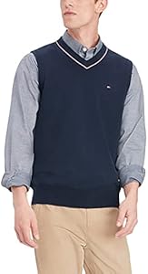 Tommy Hilfiger Men's Cotton Sweater Vest Tommy Hilfiger