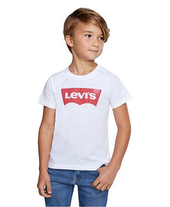 Футболка с короткими рукавами и логотипом Little Boys House Mark Levi's®