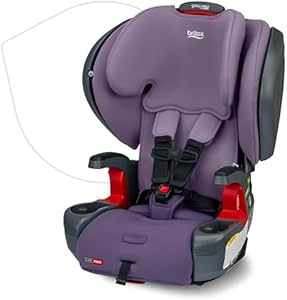 Britax Grow with You Harness-2-Booster Car Seat, 2-in-1 High Back Booster, Quick-Adjust 5-Point Harness, Mod Black Britax