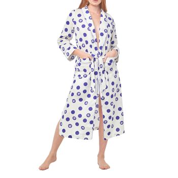 Pia Tiger Dots Long Robe The Lazy Poet