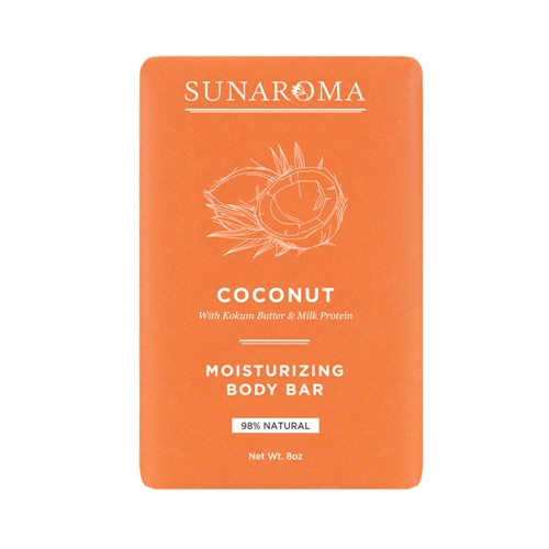 Мыло Sunaroma Body Bar с кокосовым маслом -- 8 унций Sunaroma