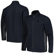 Men's Levelwear  Black Golden State Warriors Harrington Full-Zip Jacket LevelWear