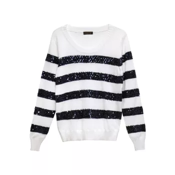 Cherie Stripe Sweater AS BY DF