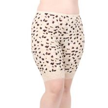Moisture Wicking Cool Anti Chafe Slip Short with Leg Lace 9&#34; Undersummers