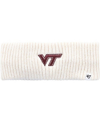 Женская белая повязка на голову Virginia Tech Hokies Meeko '47 Brand