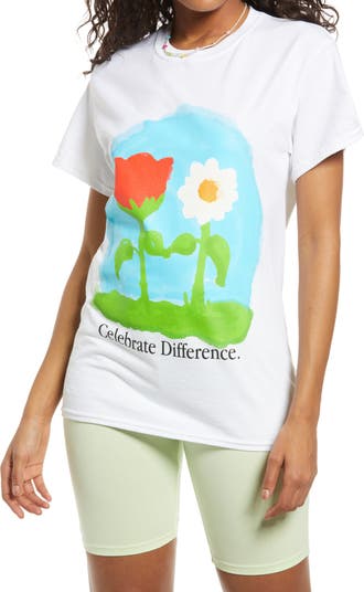 Celebrate Love Graphic Tee PETALS AND PEACOCKS