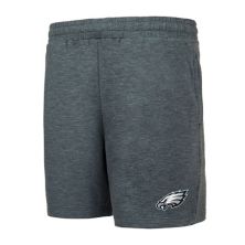 Men's Concepts Sport Charcoal Philadelphia Eagles Powerplay Tri-Blend Fleece Shorts Unbranded