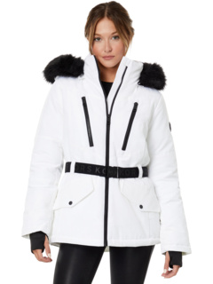 Активное пальто с поясом A422905C67 MICHAEL Michael Kors