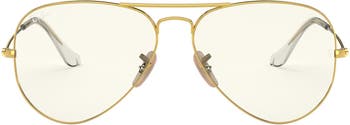 Фотохромные солнцезащитные очки-авиаторы 58 мм Ray-Ban