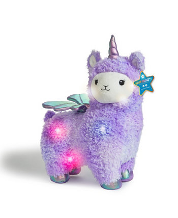 15-дюймовая плюшевая игрушка Llamacorn со светодиодной подсветкой и звуком FAO Schwarz