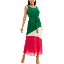 Женское платье с цветными блоками Nina Leonard Nina Leonard