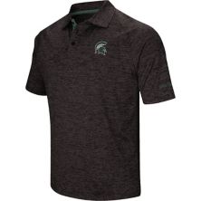 Черная мужская футболка-поло Colosseum State Spartans Down Swing Colosseum
