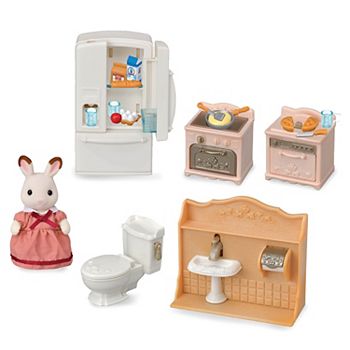 Куклы и аксессуары Calico Critters Интерактивный набор мебели для кукольного домика Calico Critters