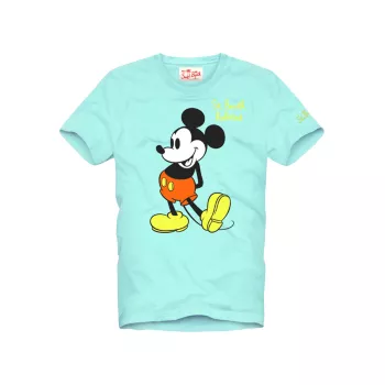 Mickey Feet Cotton Graphic Classic-Fit Short-Sleeve T-Shirt MC2