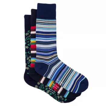 3-Pack Seasonal Stripe Socks Paul Smith