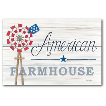 Courtside Market American Farmhouse Canvas Wall Art Courtside Market