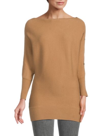 Textured Long Sweater Ellen Tracy