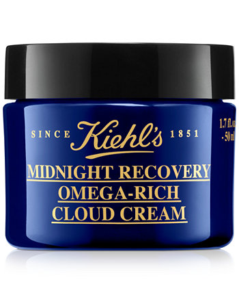 Ночной крем Midnight Recovery, богатый омега-ботаническими экстрактами, 1,7 унции. Kiehl's Since 1851