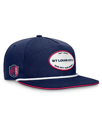 Branded Men's Navy St. Louis City SC Iron Golf Snapback Hat Fanatics