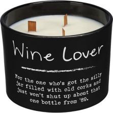 От Кэти Wine Lover Банка со свечой Lavendar By Kathy
