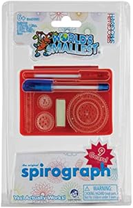 Worlds Smallest The Original Spirograph With 6 wheels Worlds Smallest