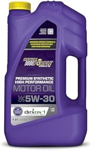 Royal Purple® 51530 High Performance SAE 5W-30 Motor Oil - 5 Quart (Pack of 3) Mag 1