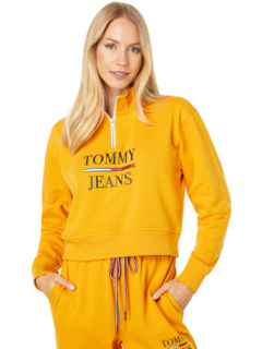 Укороченный пуловер на молнии 1/2 Tommy Jeans