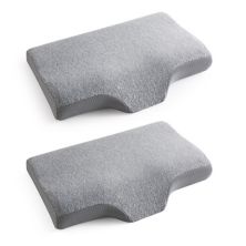 Подушка Unikome из цервикальной пены с эффектом памяти, 2 упаковки эргономичной контурной поддержки шеи для сна UNIKOME