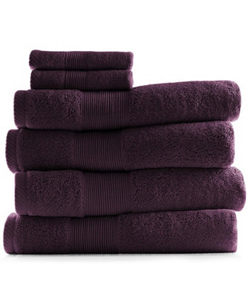 Bath Towel Collection, 100% Cotton Luxury Soft 6 Pc Set Hearth & Harbor