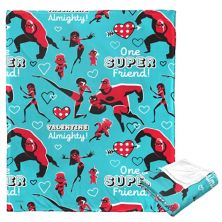 Disney / Pixar The Incredibles Super Valentine Silk Touch Throw Blanket Licensed Character