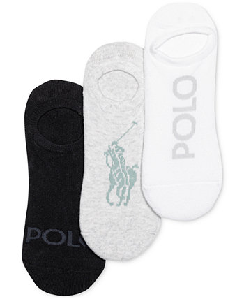 Women's 3-Pk.Tonal Logo Liner Socks Polo Ralph Lauren