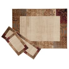 KHL Rugs Transitional Floral 3-pc. Rug Set KHL Rugs