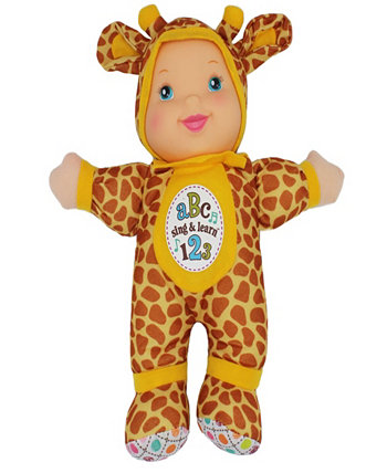 Кукла Голдбергер поет, изучает жирафа, двуязычный английский и испанский языки Baby's First by Nemcor