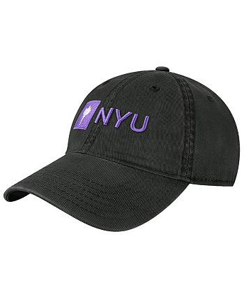 Мужская черная регулируемая шляпа NYU Violes The Champ Legacy Athletic