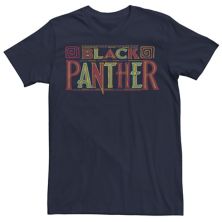 Мужская футболка с рисунком логотипа и графическим рисунком Marvel Black Panther Movie Marvel
