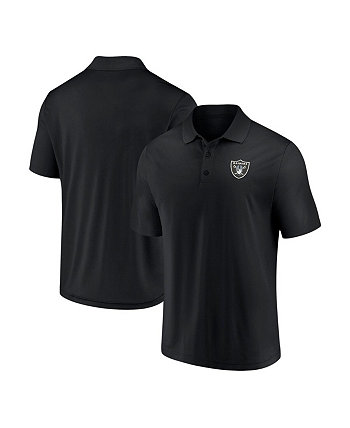 Мужская черная рубашка-поло Las Vegas Raiders Component Fanatics