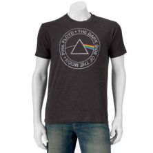 Мужская футболка Pink Floyd с логотипом на темной стороне Music