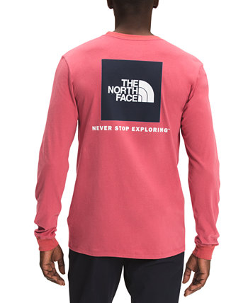 Мужская футболка с длинным рукавом и графическим логотипом Never Stop Exploring Box The North Face