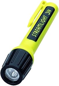 Streamlight 62202 3N ProPolymer 30-Lumen Long Lasting Industrial LED Flashlight, Yellow Streamlight