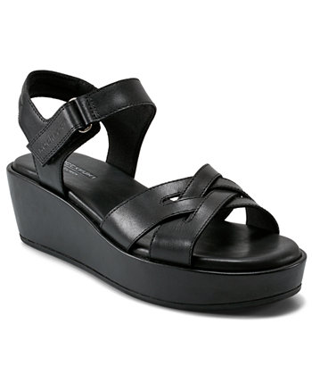 Women's Amira Strappy Open Toe Casual Wedge Sandals Rockport