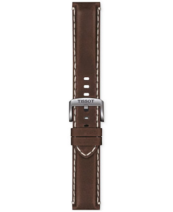 Official Interchangeable Brown Leather Watch Strap Tissot