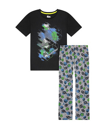 Пижамный комплект из футболки и штанов для маленьких мальчиков, 2 предмета Sleep On It
